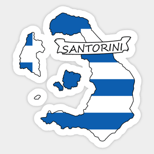 Santorini Sticker